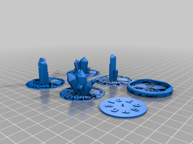 Numbered soulstone counter marker