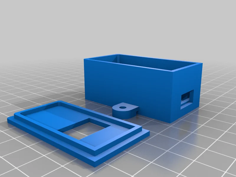 Wemos D1 Mini Pro Case (LCD and antenna hole)