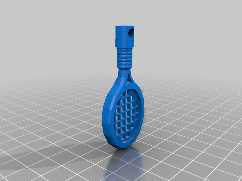 racket keychain