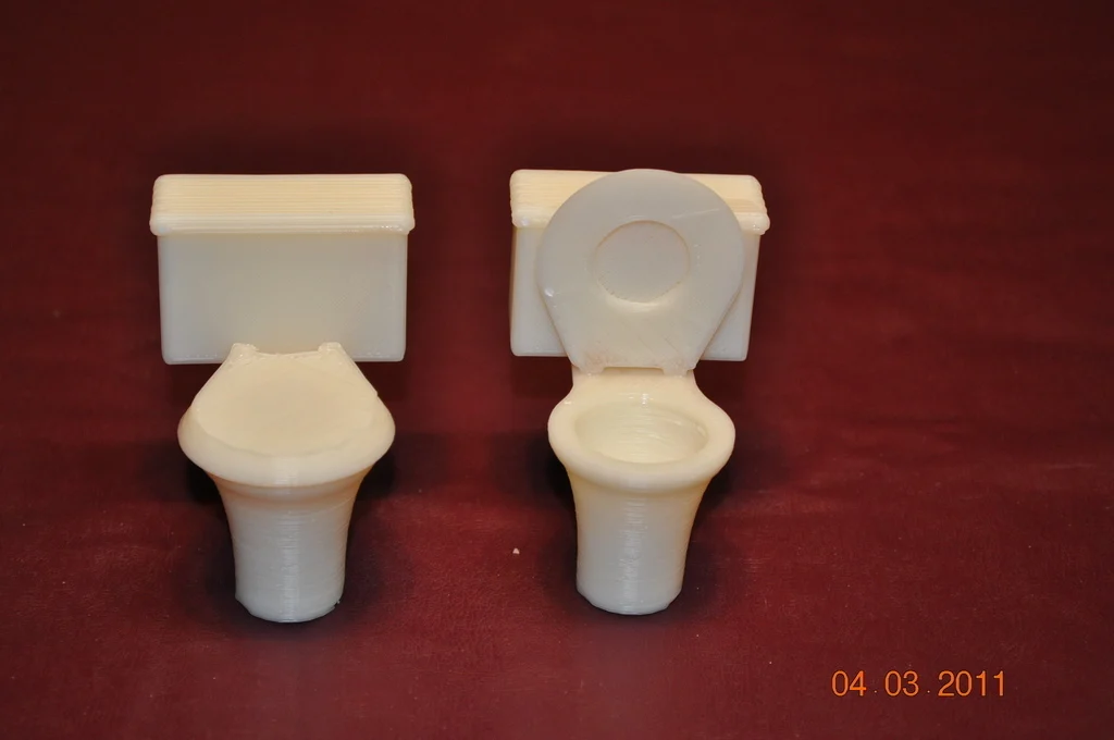His and Her Toilets