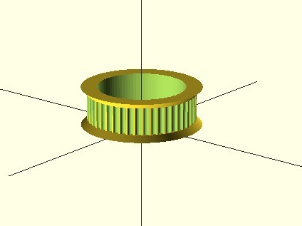 2mm GT2 idler for 608zz bearing