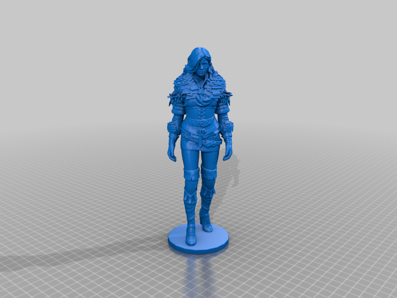 Yennefer / witcher / 3d stl model (h208mm)