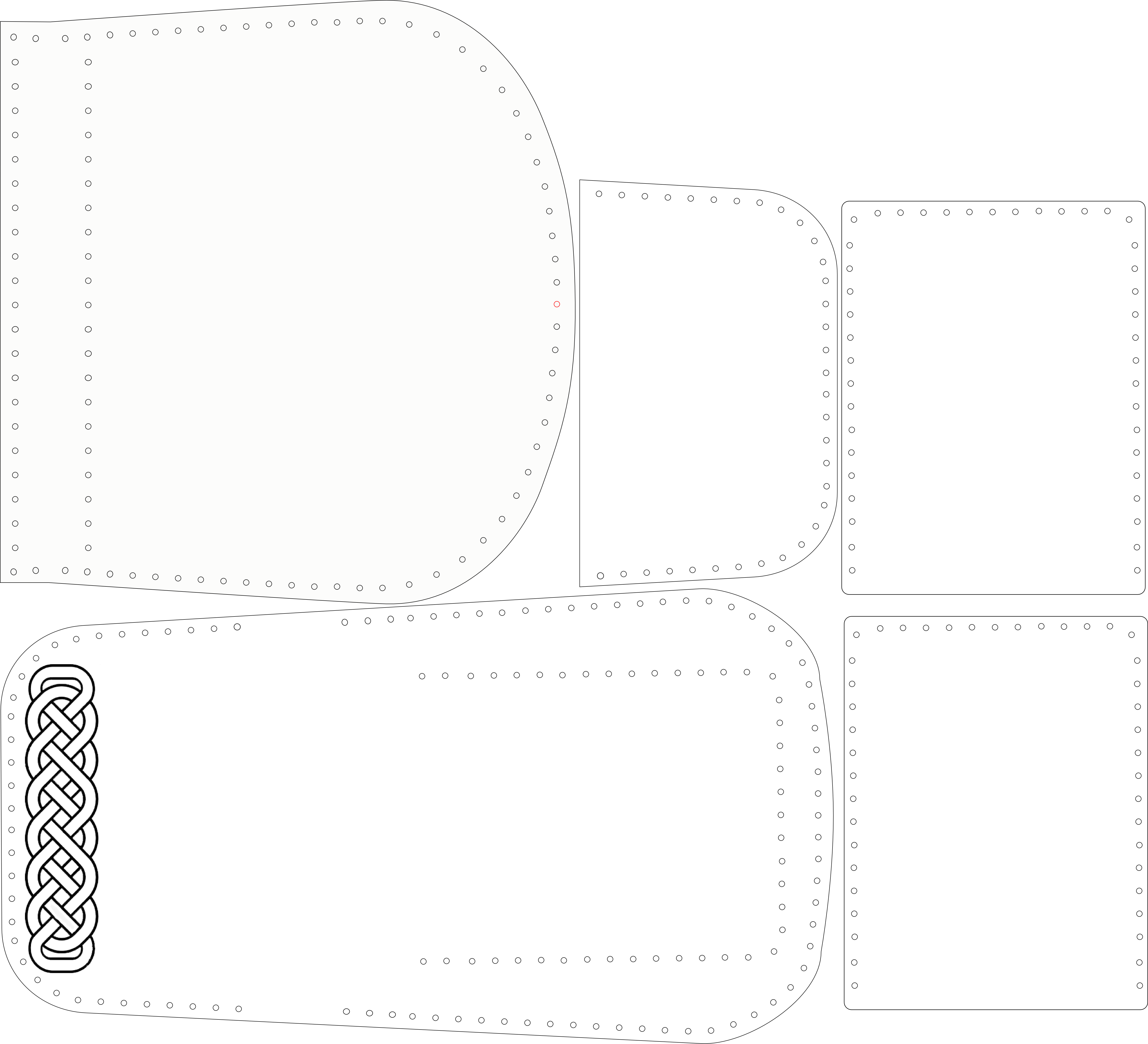 Glowforge or Laser cut Leather Pouch; SCA, Ren Faire, LARP