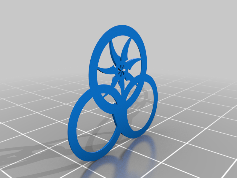 Wheel of time logo flat
