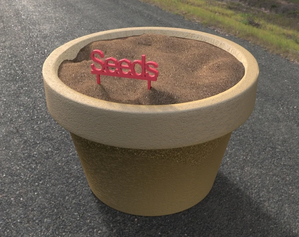 Customizable Garden Sign