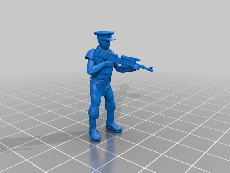 Star wars :  Legion Naboo Blaster rifle Security Guard