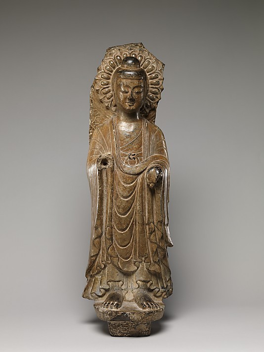 Buddha (Fragment of a Stele) (Head)