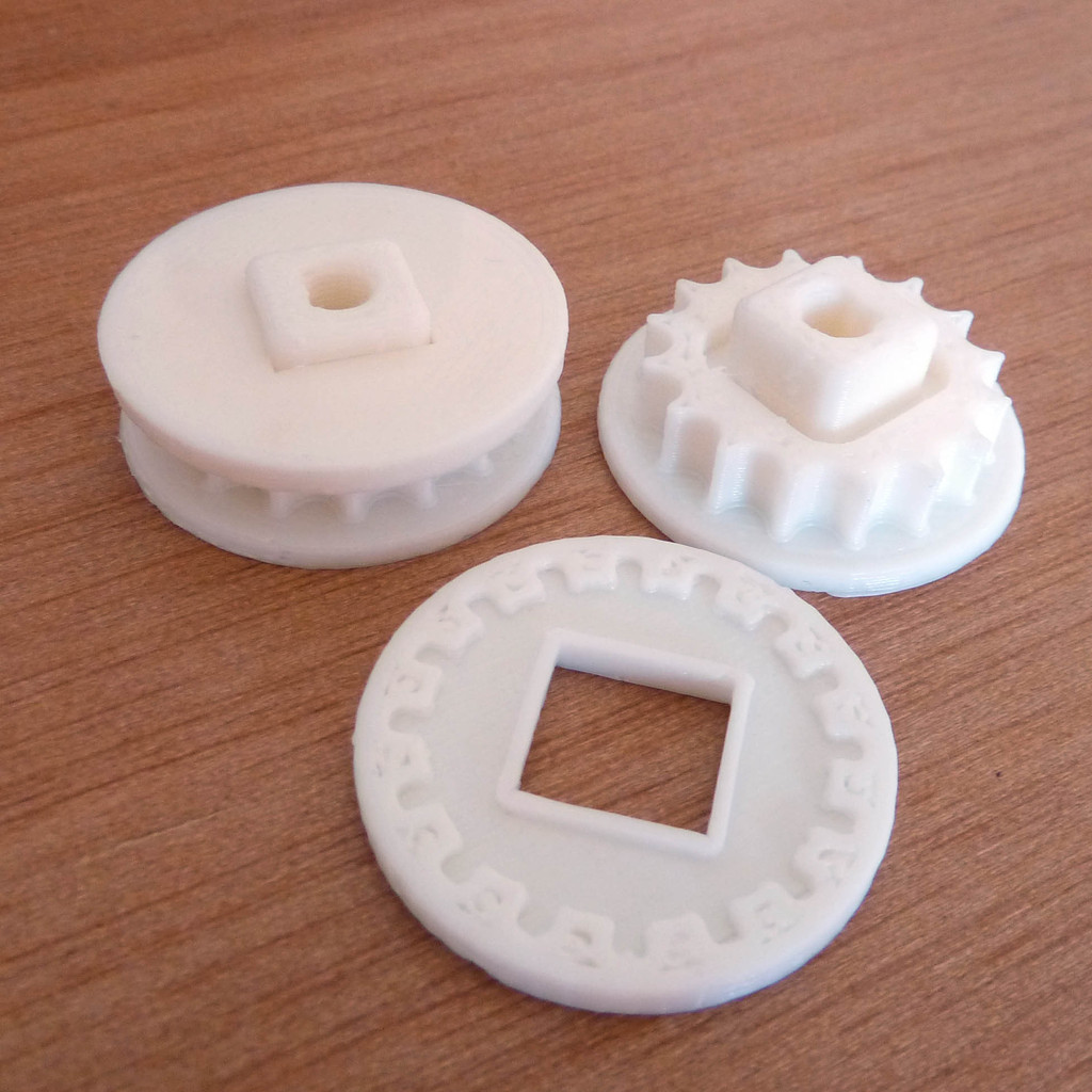 2-part polargraph sprocket