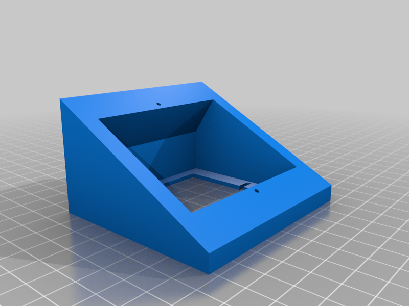 surface-mounted case 4 motion detector on a flush-mounted box