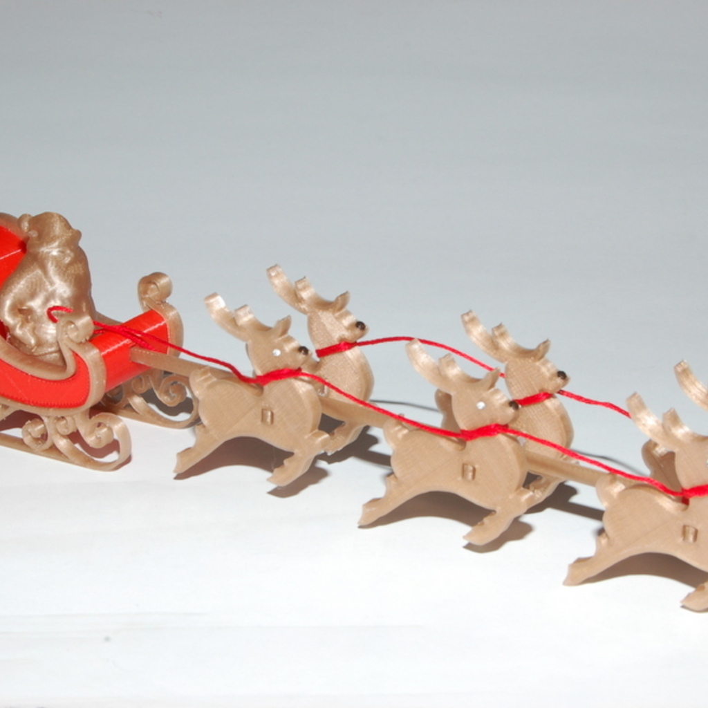 Santa and Sleigh