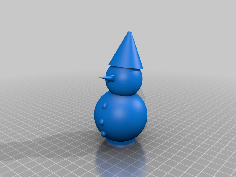 simple snowman, Ձնեմարդ