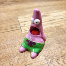 3D Print of "Surprised Patrick" spongebob meme character (Little-Meme)