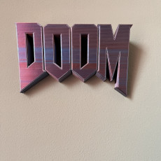 3D Print of Doom Wall Logo