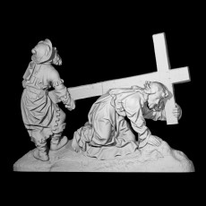 Christ Falls Beneath the Cross