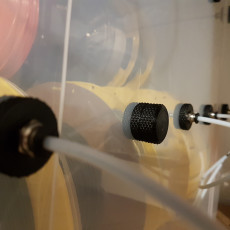 Knurled PC4-M6 PTFE Drybox Feeder