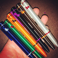 3D Print of 3D Printable Bolt Action Retractable Pen
