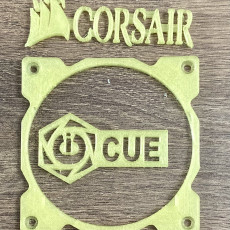 120mm Corsair iCue fan cover