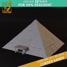 Pyramid - Cursed Sands - Titan Forge Miniatures February 2021