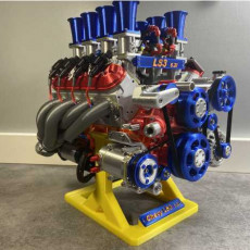Chevy Camaro LS3 V8 Engine Remix