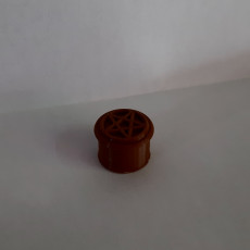Bicycle Handle Bar End Cap - Pentagram