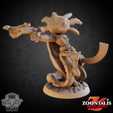 Axolotl Rogue (pre-supported included)