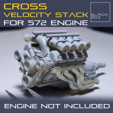 CROSS VELOCITY STACK SET FOR 572 ENGINE 1/24TH