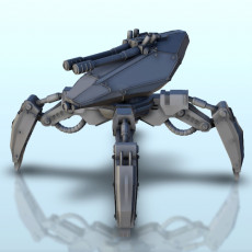 TR 800 soldier-robot 6 (+ supported version) - MechWarrior Scifi Science fiction SF 40k
