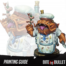 [PDF Only] (Painting Guide) Ganbon-san, the Chef Locathah