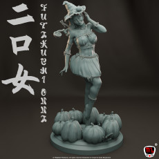 Futakuchi-Onna, Cute Japanese Yokai | Halloween Girl