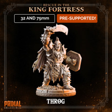 Orc warlord - THROG- April 2023 - RESCUE IN THE KING FORTRESS -  MASTERS OF DUNGEONS QUEST