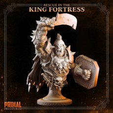 Orc warlord - THROG - Bust - April 2023 - RESCUE IN THE KING FORTRESS -  MASTERS OF DUNGEONS QUEST