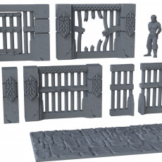 Set of dwarven prison (modular)