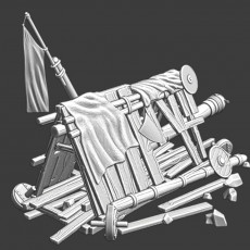 Medieval Destroyed Ram - Wargaming Scenery