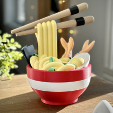 Ramen Noodle Bowl Secret Tray