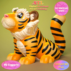 CUTE TIGER (NO SUPPORTS)