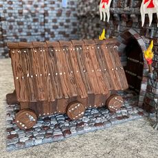 Siege machine Medieval gate ram