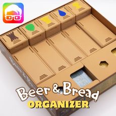 Beer & Bread INSERTS / ORGANIZER BY AM-MEDIA [MULTICOLOR WITH ANY 3D PRINTER]