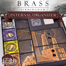 BRASS BIRMINGHAM INSERTS / INTERNAL ORGANIZER BY AM-MEDIA [MULTICOLOR WITH ANY 3D PRINTER]