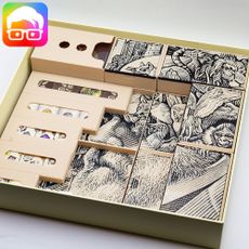 DARWIN'S JOURNEY BOARDGAME INSERTS / ORGANIZER BY AM-MEDIA [MULTICOLOR WITH ANY 3D PRINTER]