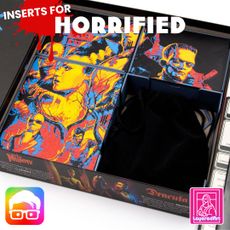 HORRIFIED INSERTS / ORGANIZER BY AM-MEDIA.BIZ [MULTICOLOR WITH ANY 3D PRINTER]