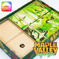 MAPLE VALLEY BOARD GAME INSERTS / ORGANIZER FOR BY AM-MEDIA.BIZ [TABLETOP BOARD GAME ACCESSORIES SKU: MPLVLN001]