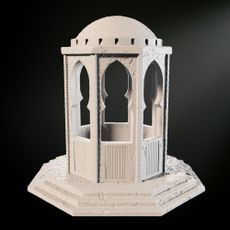 Sci-Fi Desert Monument
