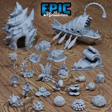 Underwater Scatter / Sea Decoration Items / Deep Water Dungeon Equipment / Ocean Area Theme / River Encounter