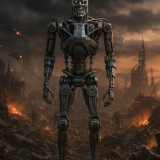 T-800 Endoskeleton – Miniature 3D Figurine