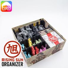 Rising Sun board game organizer by @ammedia3d [tabletop board game inserts sku: RSN001]