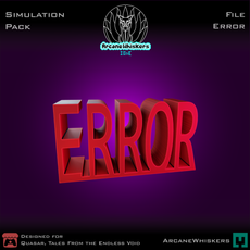 File Error Simulation terrain