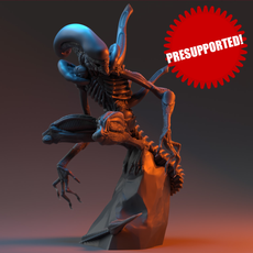 Xenomorph Alien Pre Supported 3D Collectible Statue