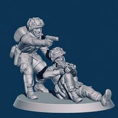 ww2 us paratroopers rescue scene