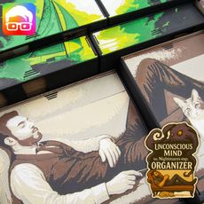 Unconscious Mind inc. Nightmares exp. board game organizer by ammedia3d