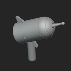 Man-ray Blaster 3d Stl File | Man-ray Blaster Ring Digital File